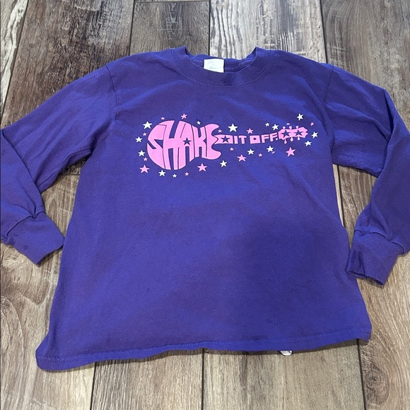 Port & Company Girls “ Shake It Off” Long Sleeve Size S (5/6) - Picture 3 of 5